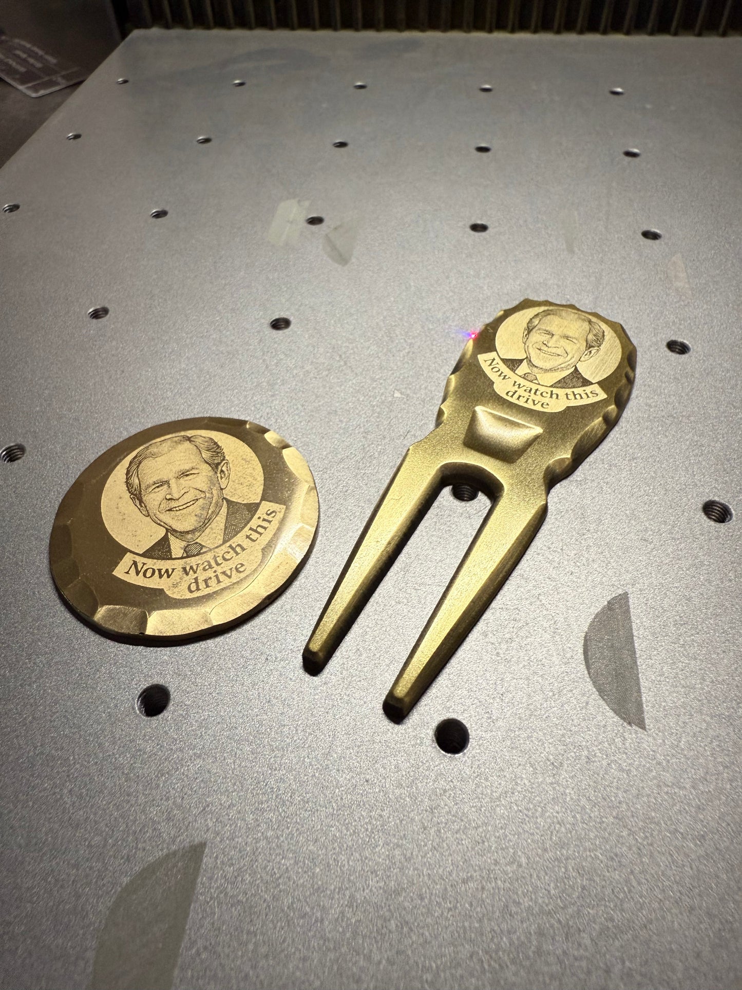 Personalized Metal Golf Divot Tool