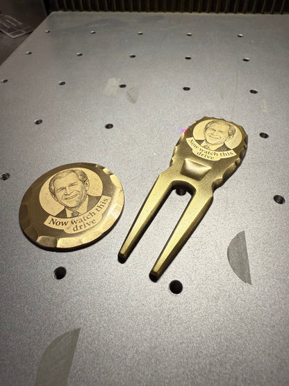 Personalized Metal Golf Divot Tool